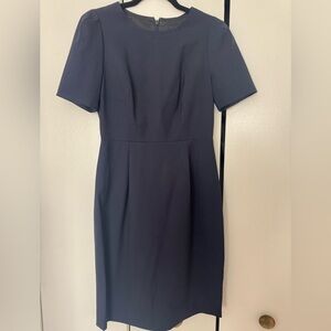 J. Crew Navy Short Sleeve Dress